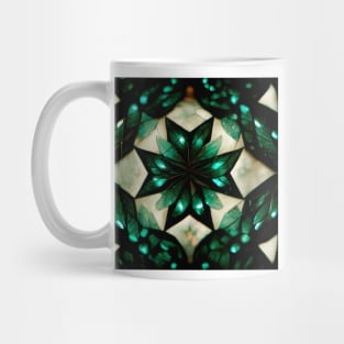 Deepest Emerald Green V Mug